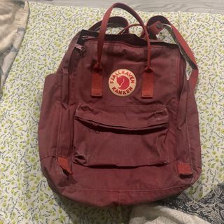 Authentic Fjallraven Kanken Classic Backpack in Ox Red