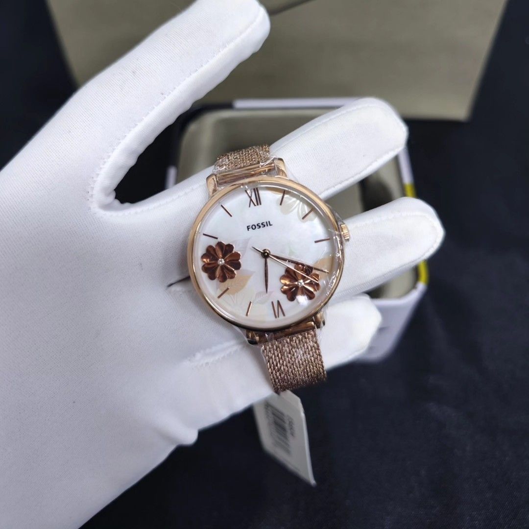 Fossil jacqueline rose gold online