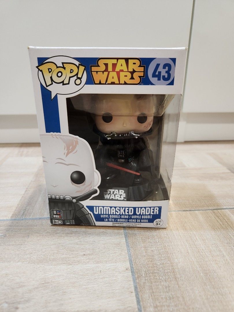Unmasked vader top funko pop