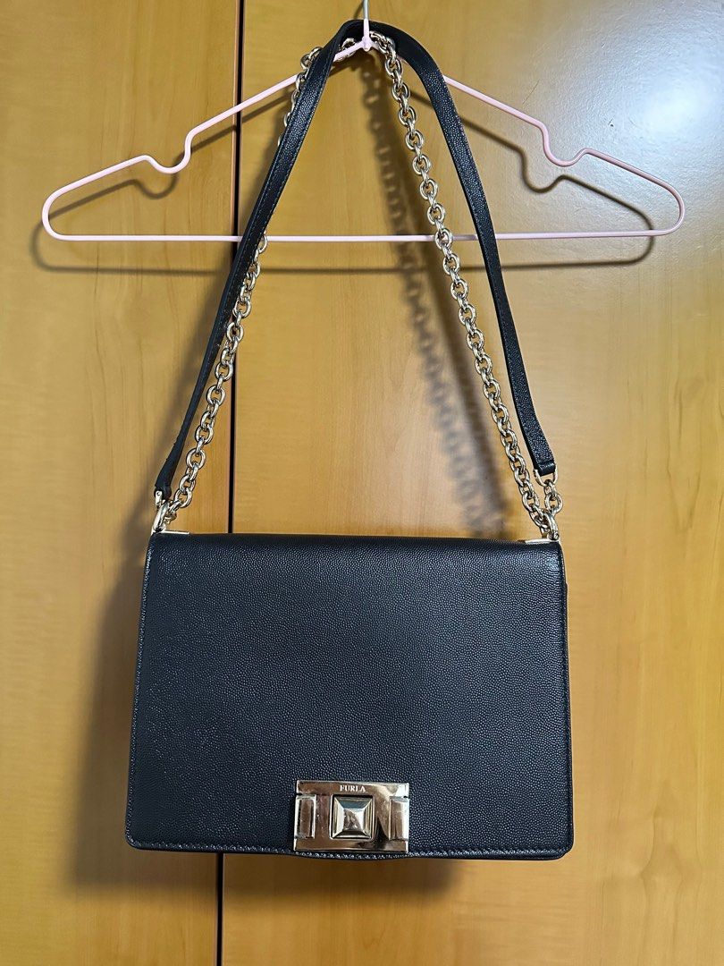Furla Mimi Black Crossbody Bag Handbag