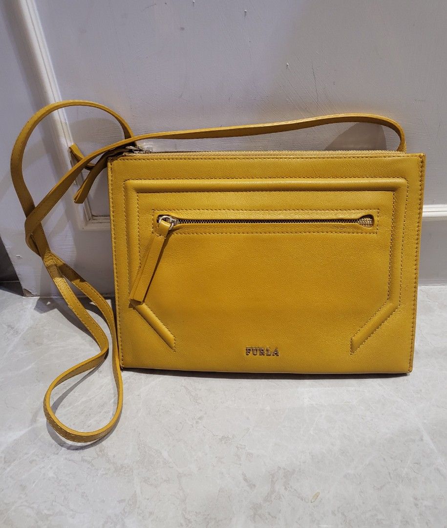 Furla yellow store
