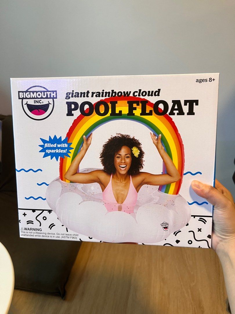Rainbow shop pool float