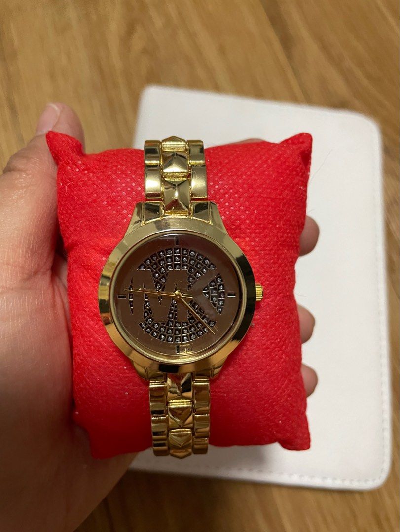 Gold watch for girl discount
