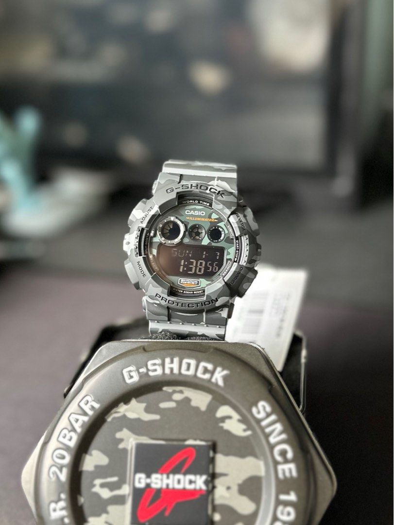 G SHOCK GD 120CM 8DR Camo Grey
