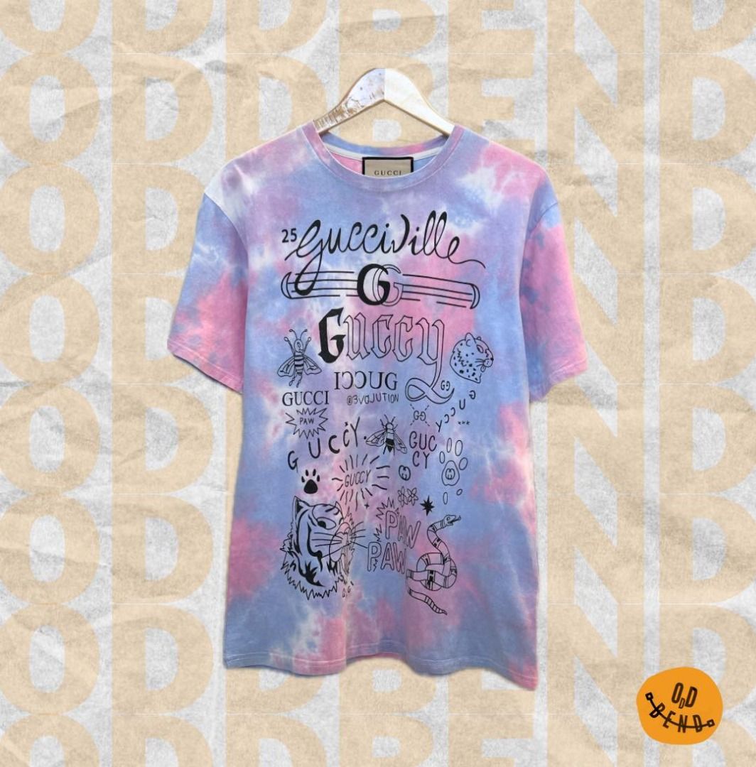gucci tie dye shirt