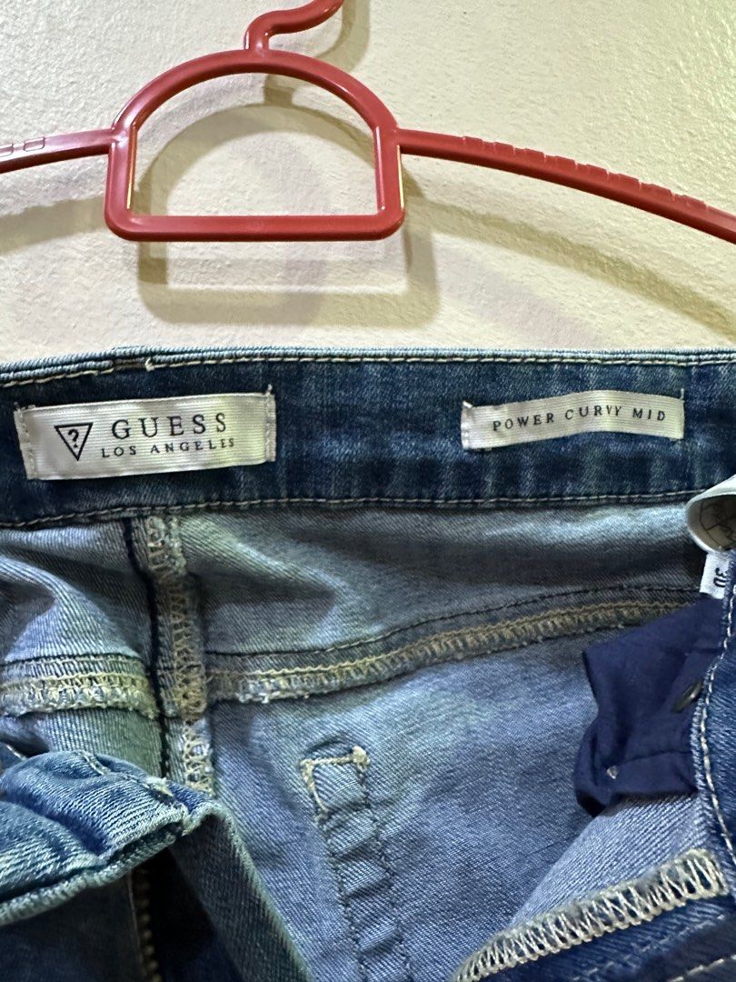 Guess power cheap curvy mid jean