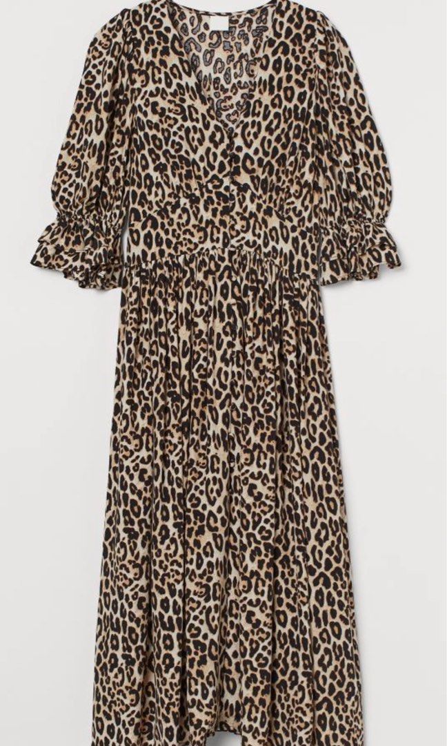 Cheetah shop dress h&m