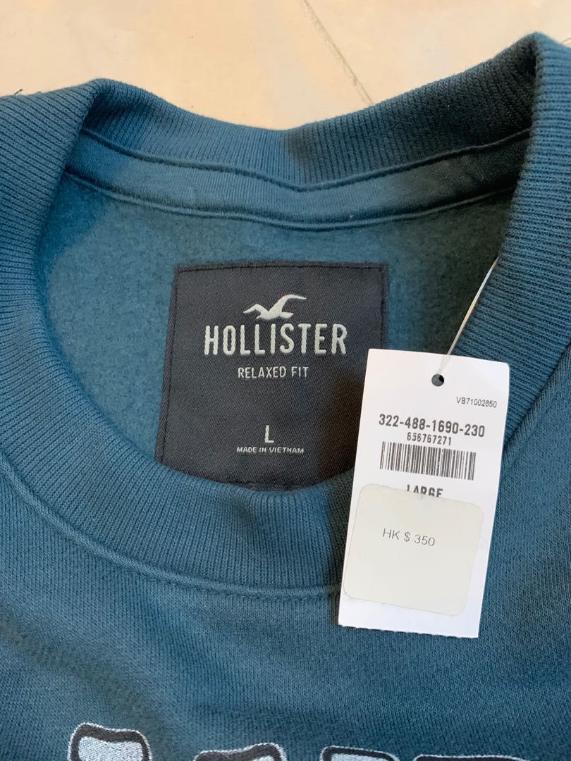 hollister oversized graphic sweatshirt sweater hoodie Carousell