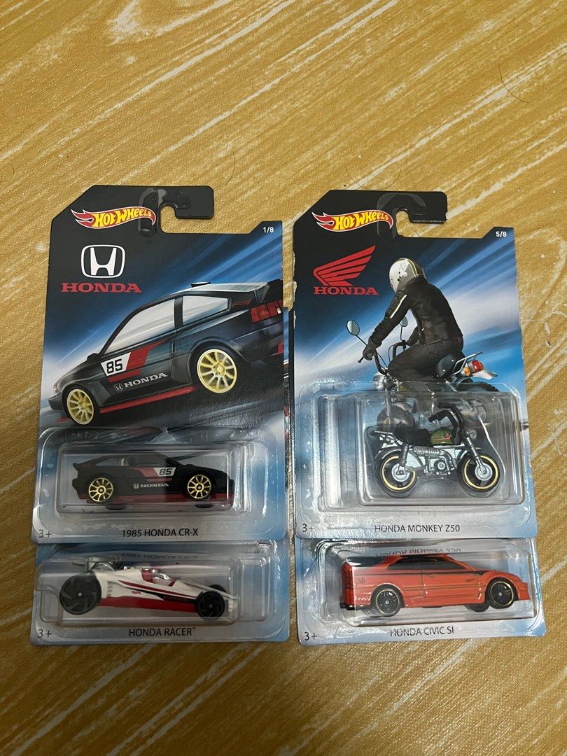 Honda set Hot wheels, Hobbies & Toys, Toys & Games on Carousell