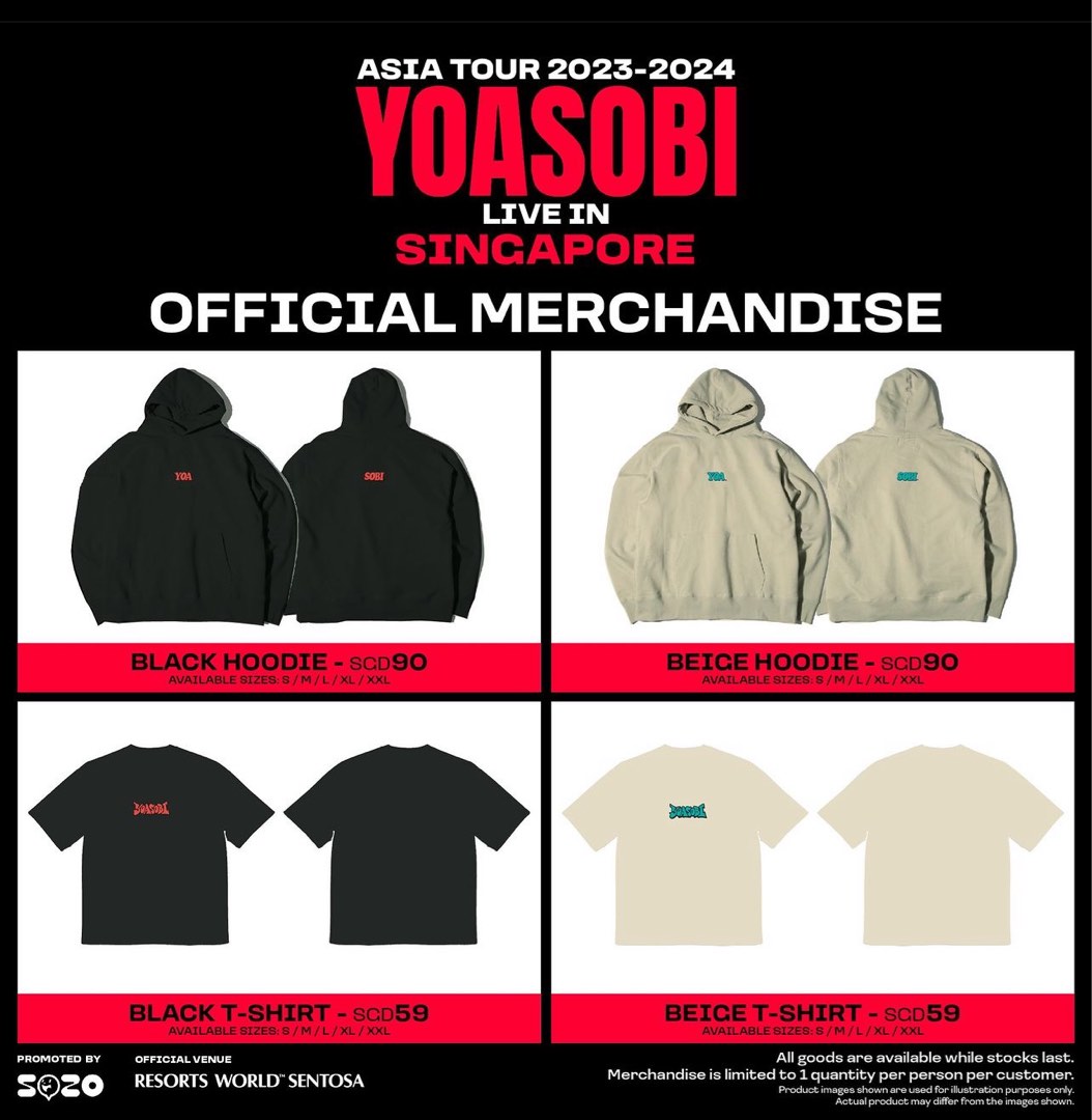 [HTB] YOASOBI ASIA TOUR MERCH, Hobbies & Toys, Memorabilia