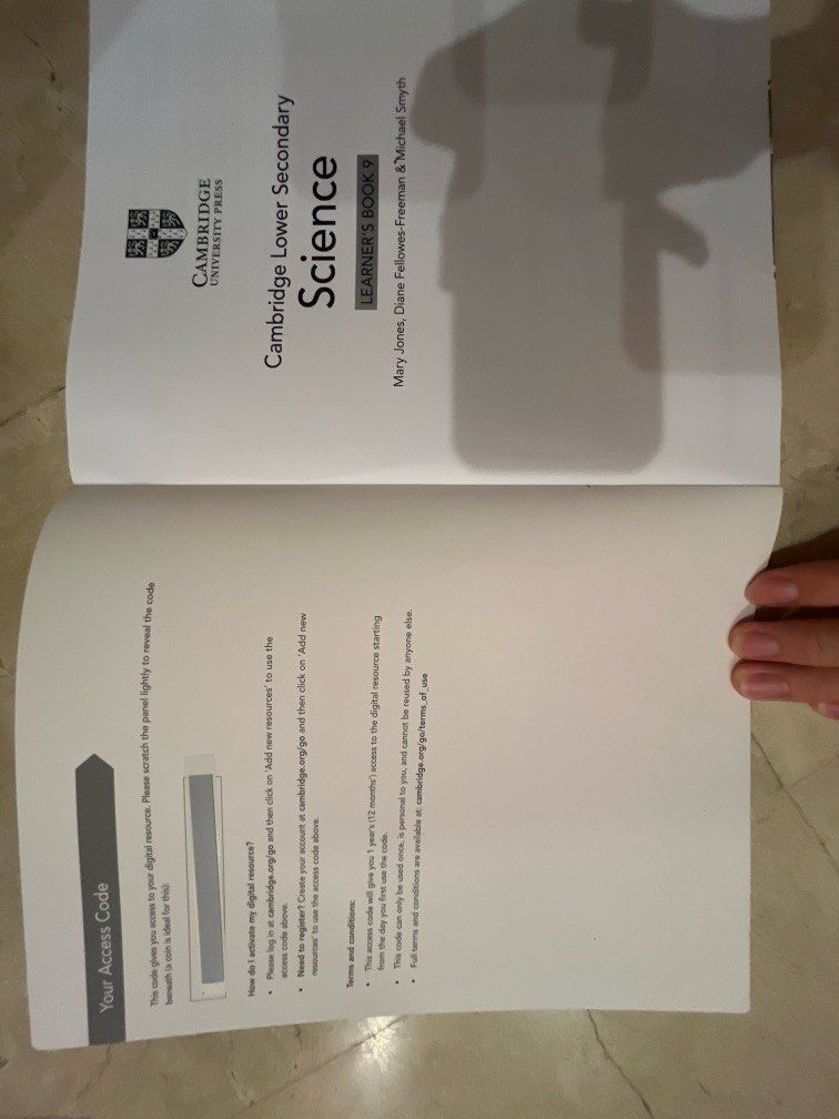 IGCSE Cambridge lower Secondary Science Learner's Book 9(textbook) and ...