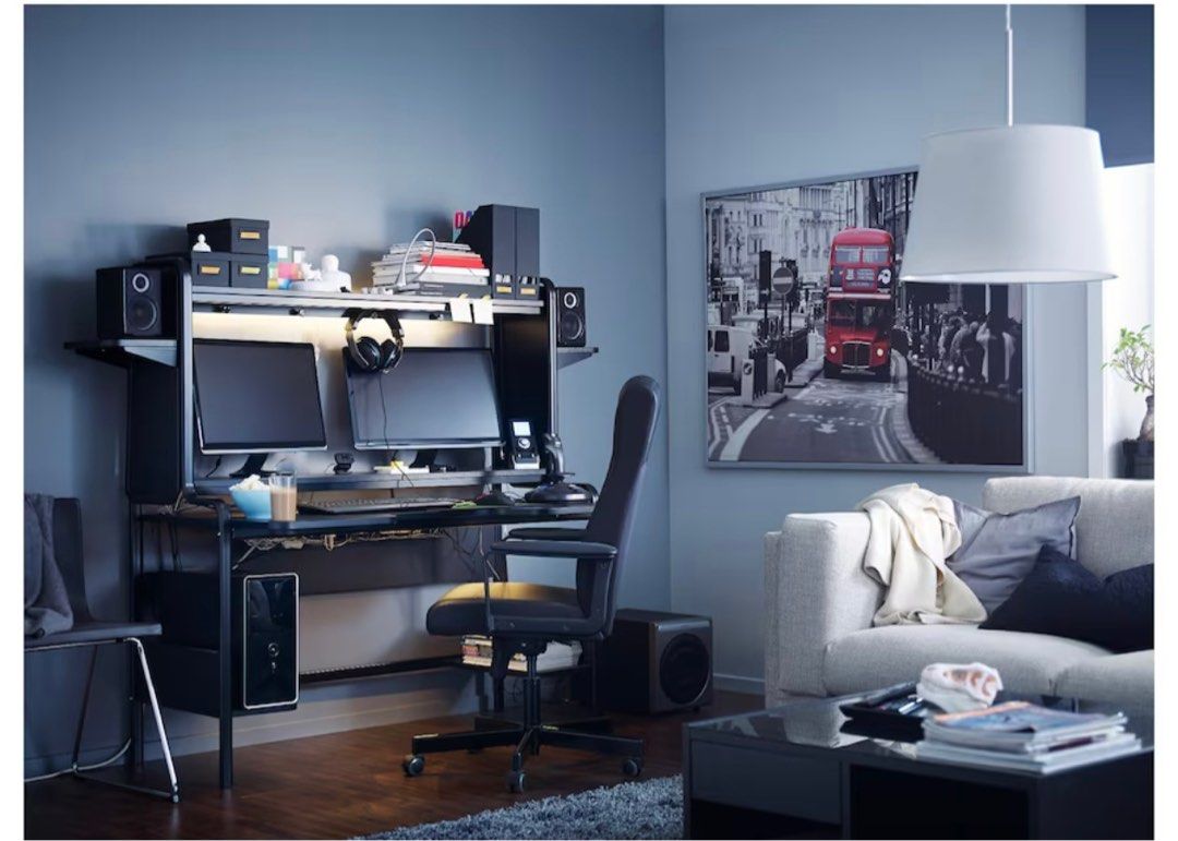 IKEA FREDDE Gaming Desk (pickup penang), Furniture & Home Living