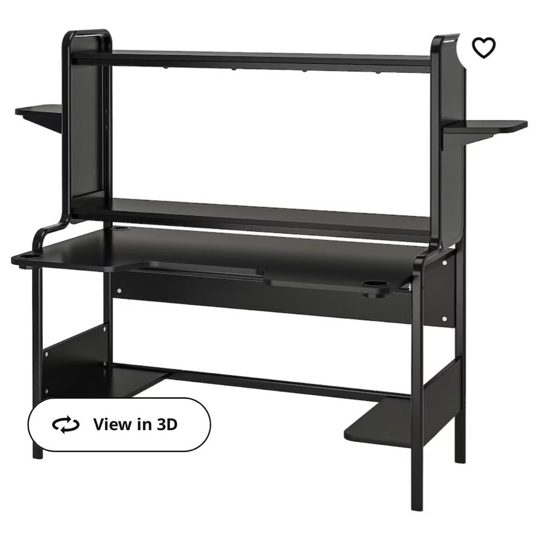 IKEA FREDDE Gaming Desk (pickup penang), Furniture & Home Living