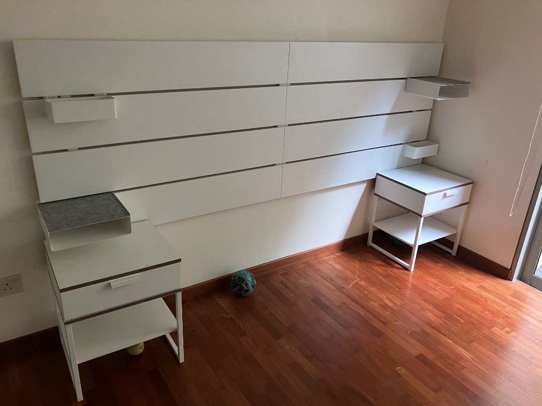 Nordli headboard white top