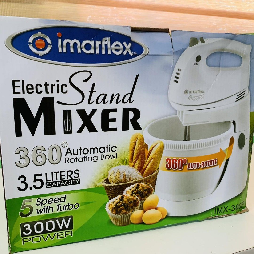 IMARFLEX Electric Stand Mixer IMX300P, TV & Home Appliances, Kitchen