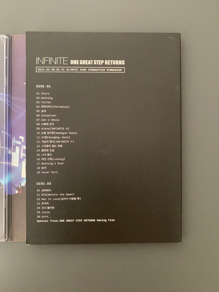 INFINITE DVD 『One Great Step Returns』（INFINITE DVD 『One