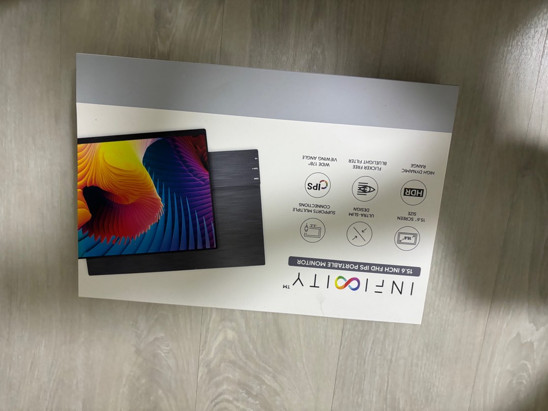 Infinity portable monitor 15.6”, Computers & Tech, Parts & Accessories ...