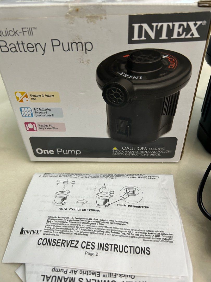 Intex Battery Pump, TV & Home Appliances, Other Home Appliances on