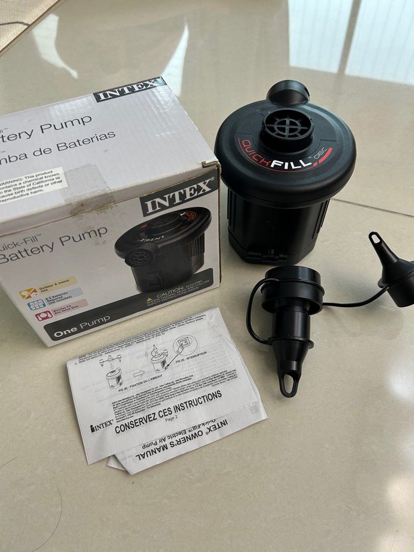 Intex Battery Pump, TV & Home Appliances, Other Home Appliances on