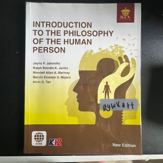 Introduction To The Philosophy Of The Human Person Rex Bookstore