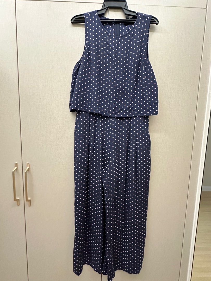 J crew polka dot jumpsuit hotsell