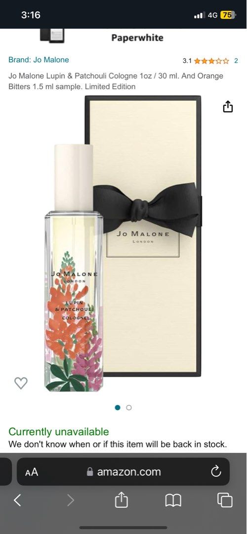Lupin and patchouli online jo malone