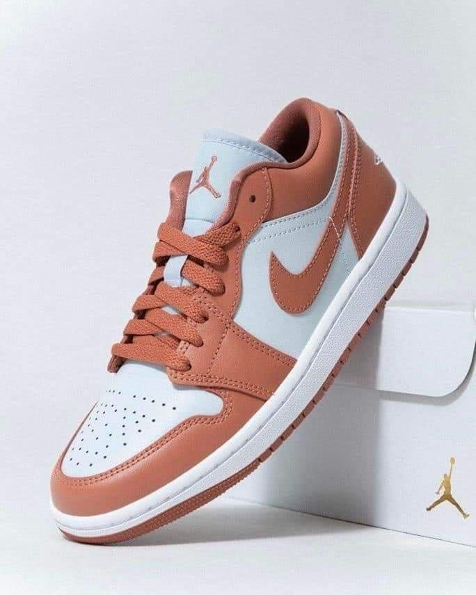 JORDAN 1 low Pink salmon Women s Fashion Footwear Sneakers on Carousell
