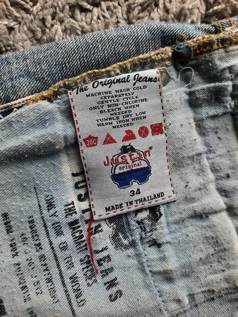 Justin original jeans top