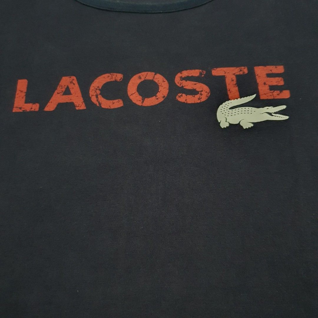 Kaos lacoste sport, Fesyen Pria, Pakaian Atasan di Carousell