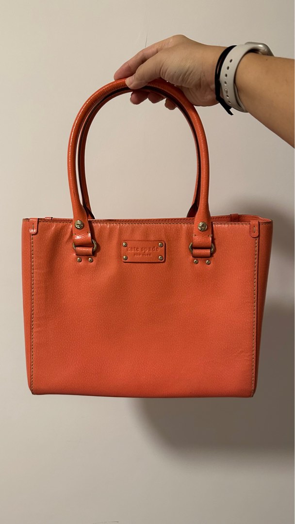 Kate Spade Coral Tote Bag Luxury Bags Wallets on Carousell