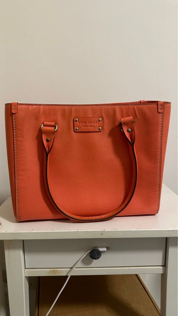 Kate spade top coral tote