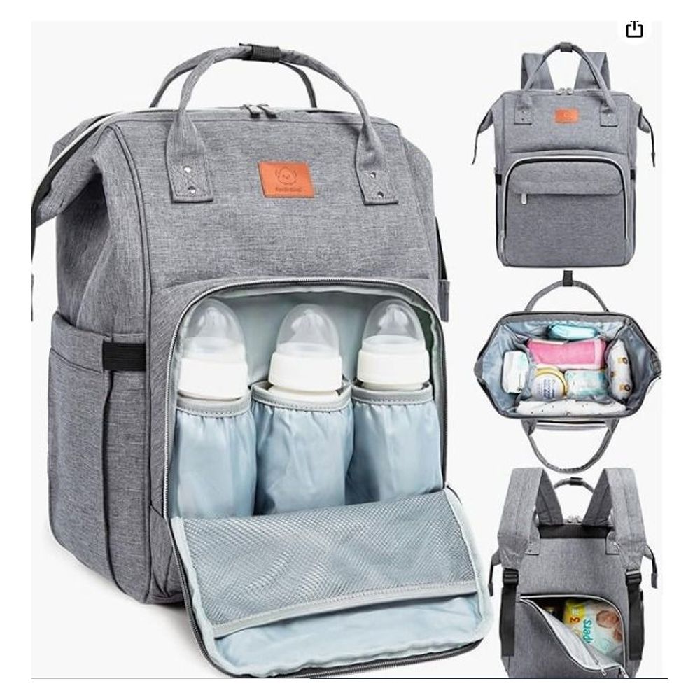 KeaBabies Diaper Bag Backpack Multi Function Waterproof Travel