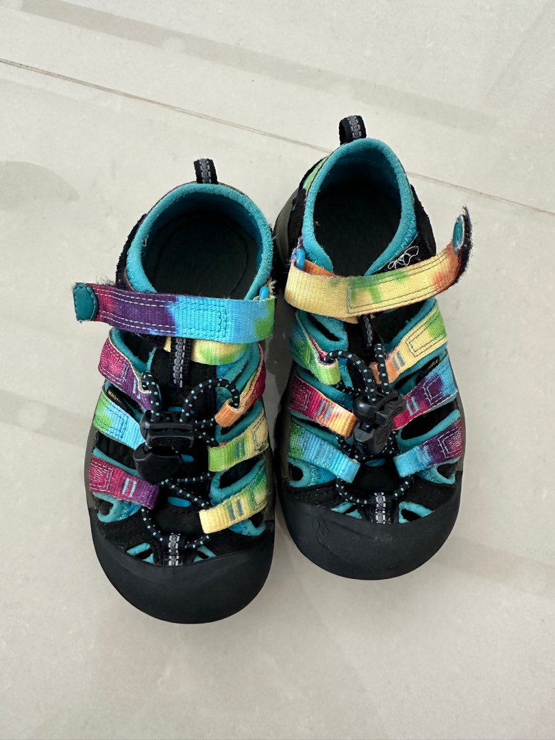 Keen sandals rainbow tie dye