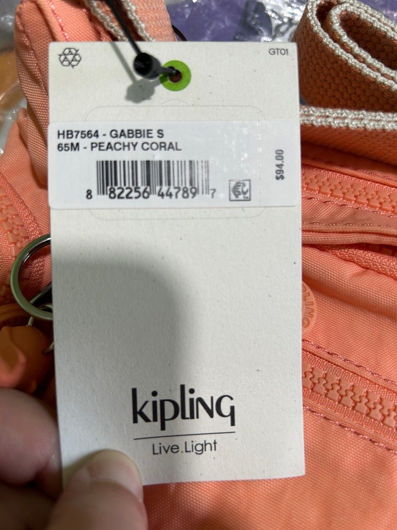Kipling Gabbi S Peachy Coral (Category: Cross-body Bags) located in Valenzuela. Submitted by marigs (Listing ID 1277466771, Image 3). Description: Brand new with tag.