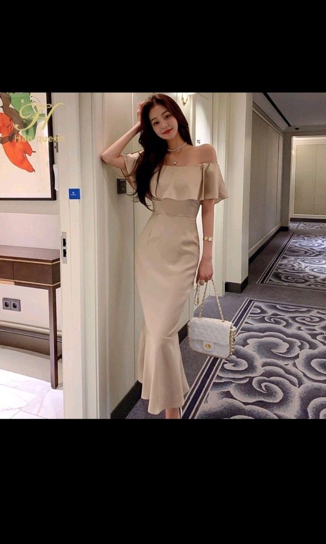 Korean style long dress