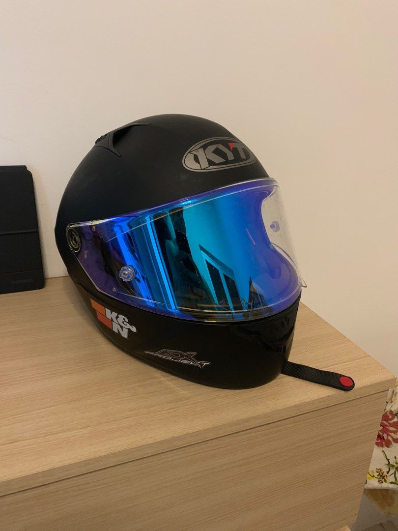 KYT nfr matte black with visor Auto Accessories on Carousell