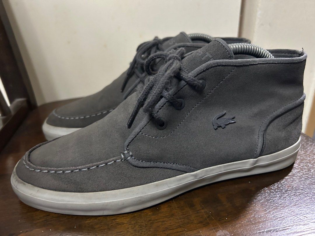 Lacoste suede boots new arrivals