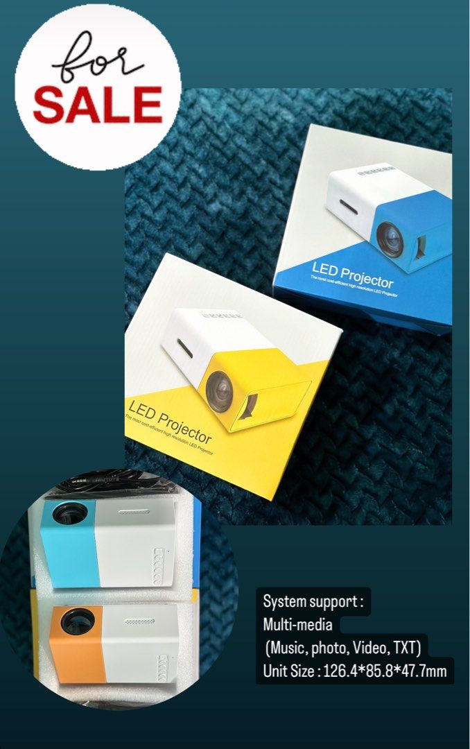 LED Projector (Category: Projectors) located in Manila. Submitted by art_declutter (Listing ID 1277557970, Image 1). Description: .