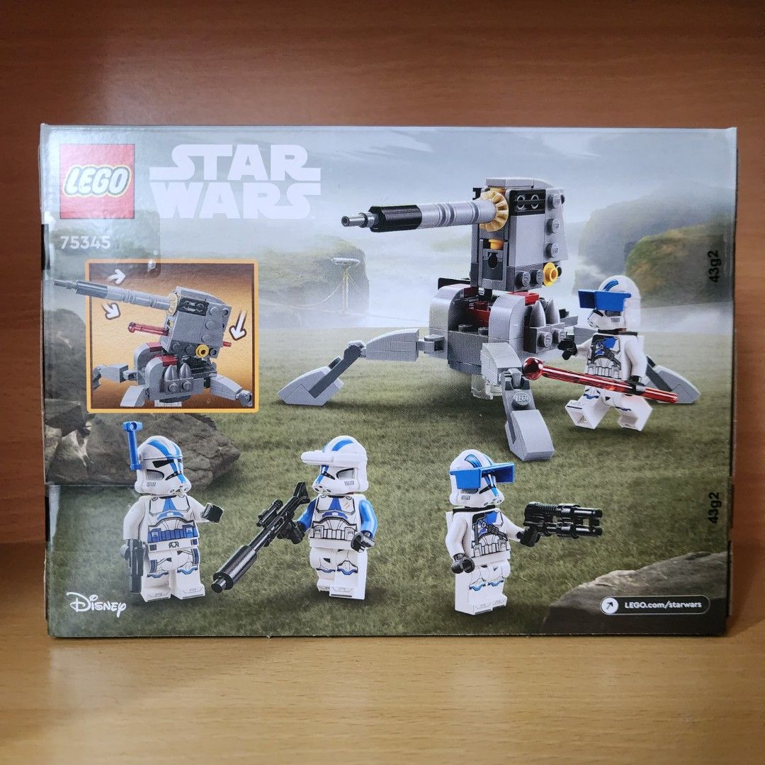 Lego Starwars Set 75345: 501st Clone Troopers Battle Pack