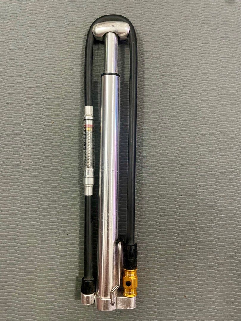 Pompe à Pied Lezyne Micro Floor Drive HPG - Pression Max 160 PSI / 11 Bars - Aluminium CNC - Pour Presta Et Schrader