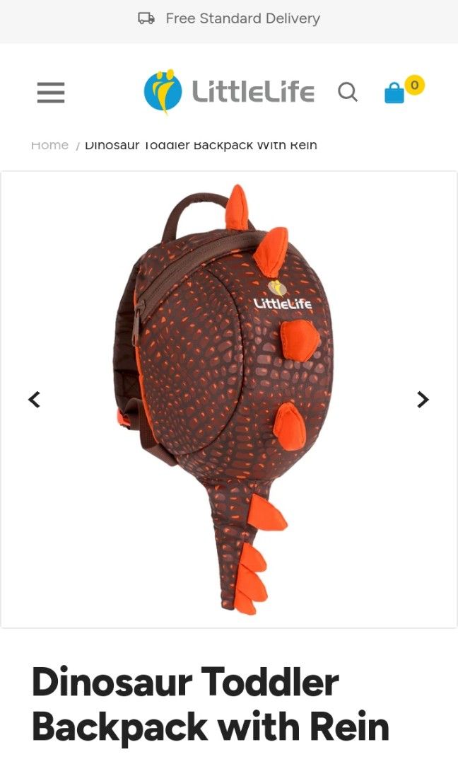 Little Life Toddler Dinosaur Backpack with Rein Harness Leash Babies Kids Going Out Other Babies Going Out Needs on Carousell