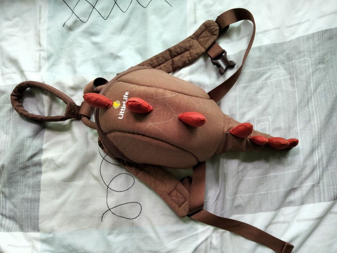 Dinosaur leash backpack clearance