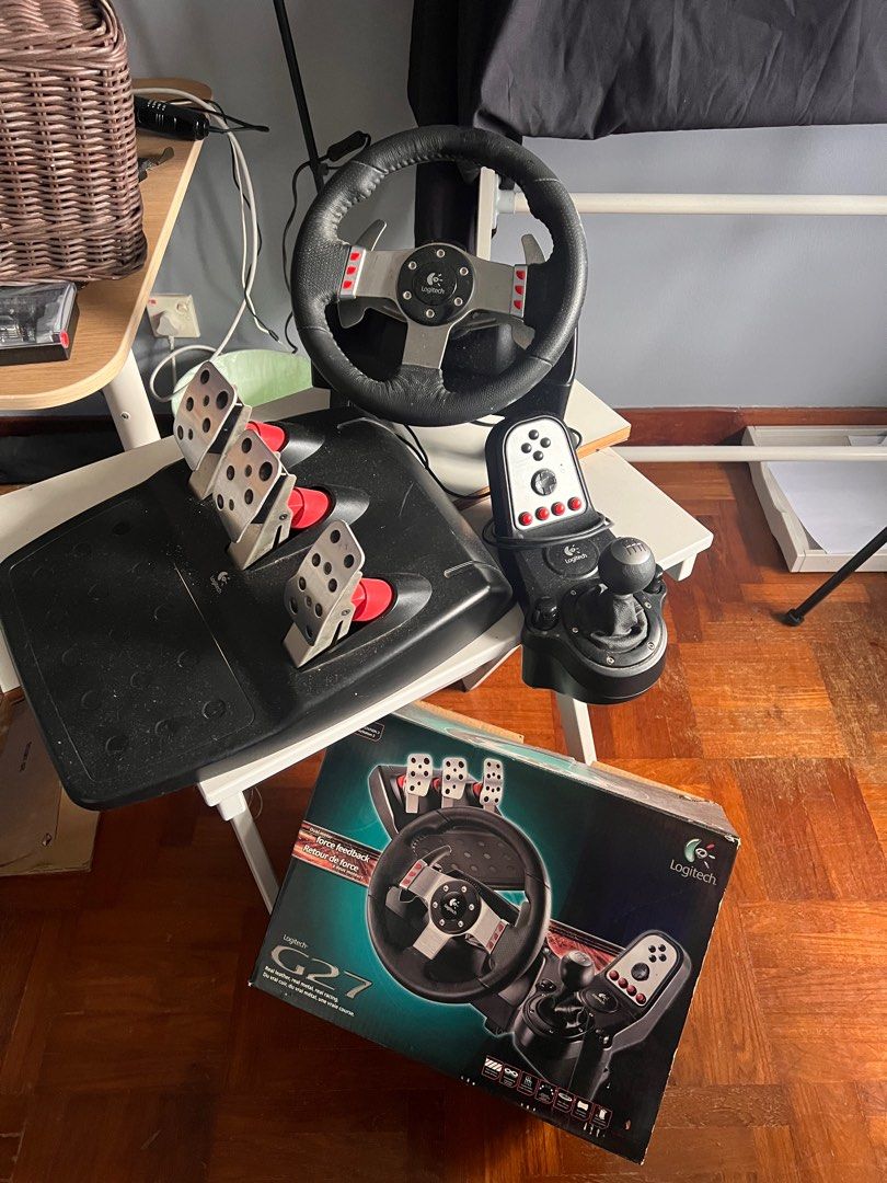 Logitech G27 with box, Computers & Tech, Parts & Accessories, Other ...