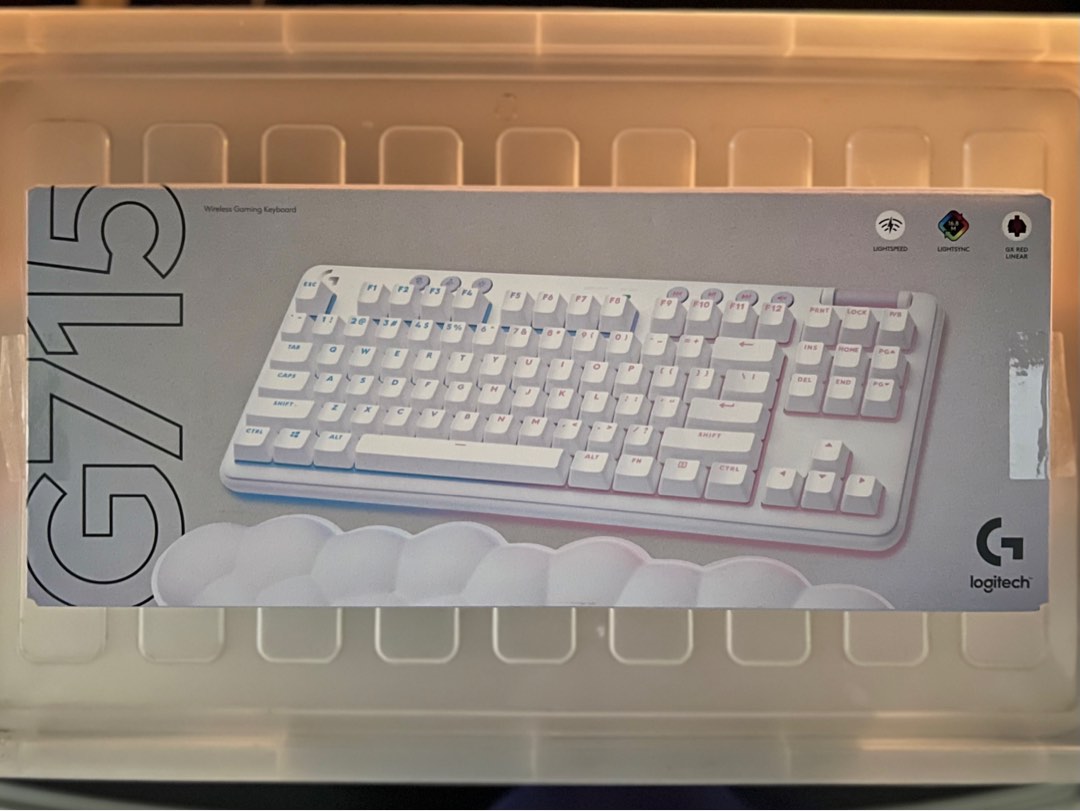 Logitech G715 Wireless Mechanical Gaming Keyboard with LIGHTSYNC RGB ...