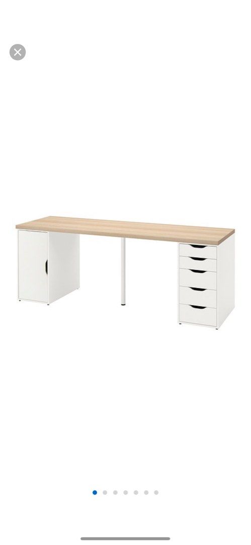 Long Study Table 200x60 gaming desk brand new LAGKAPTEN ALEX