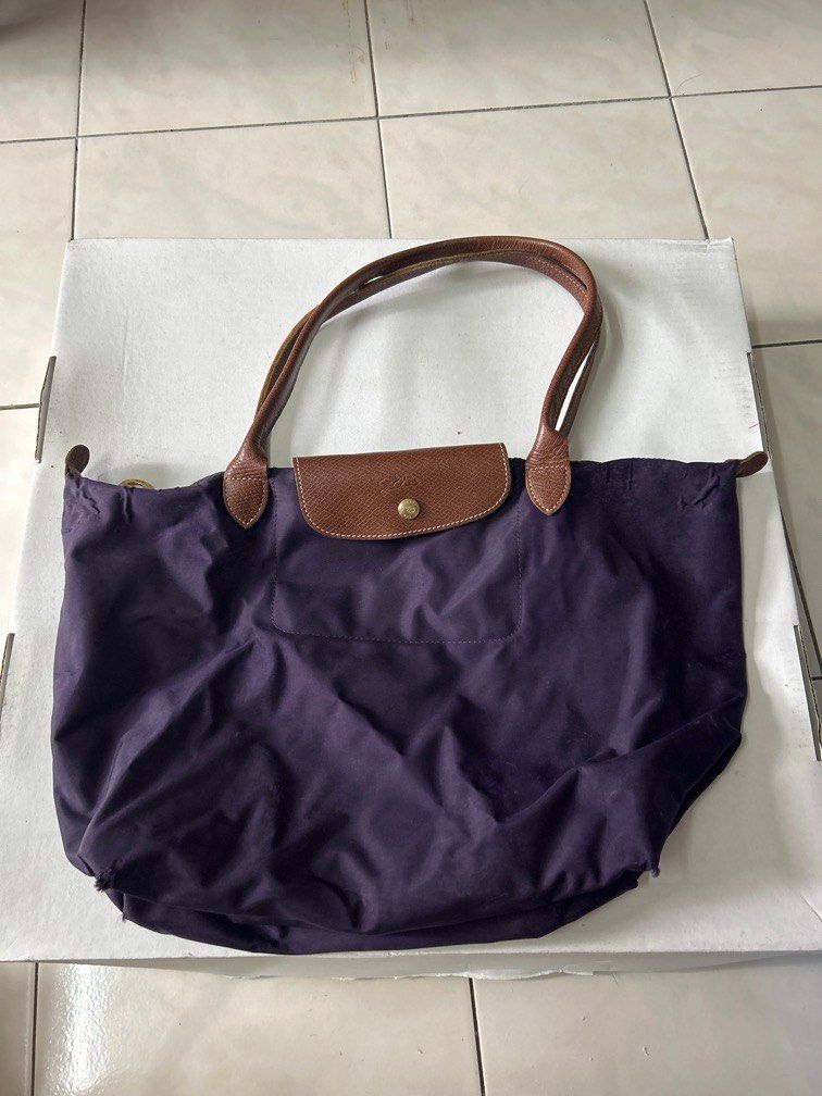 Longchamp purple sales bag