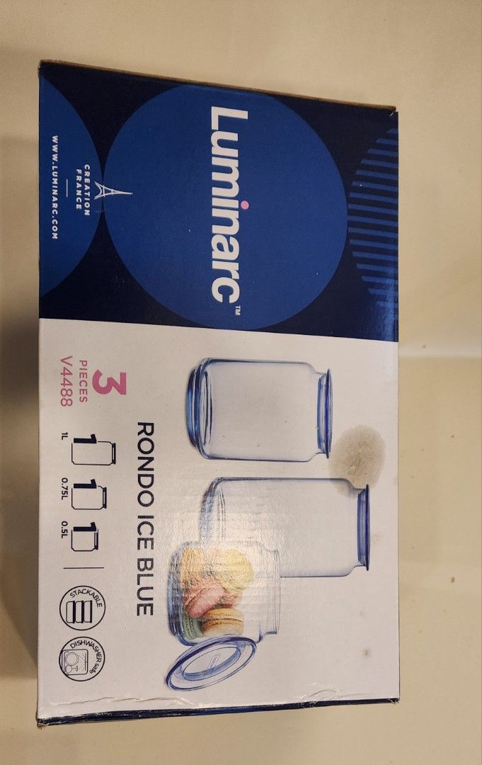 Luminarc glass containers, Furniture & Home Living, Kitchenware ...