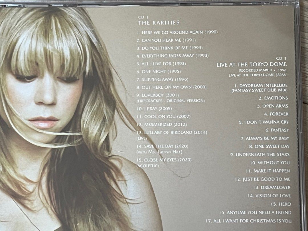 Mariah Carey - x2CD The Rarities and Tokyo Concert, 興趣及遊戲 