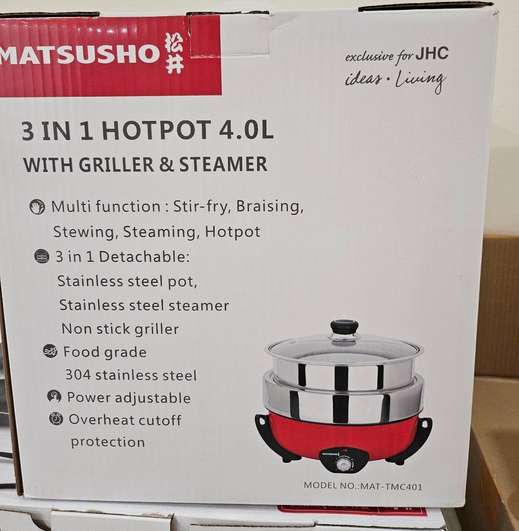 Matsusho 3 in 1 cooker, TV & Home Appliances, Kitchen Appliances, Cookers on Carousell