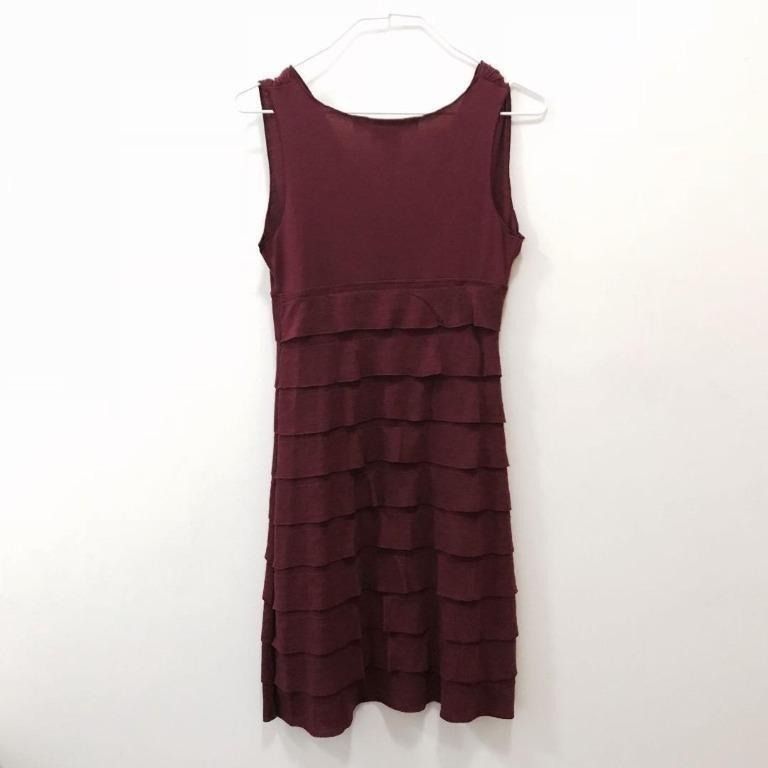 Max studio cheap ruffle dress